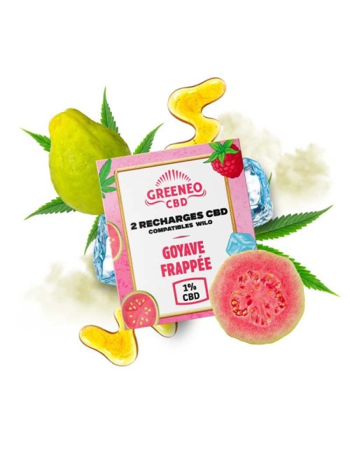 CBD Kartuşları DONMUŞ GUAVA - 2 Adet | GREENEO