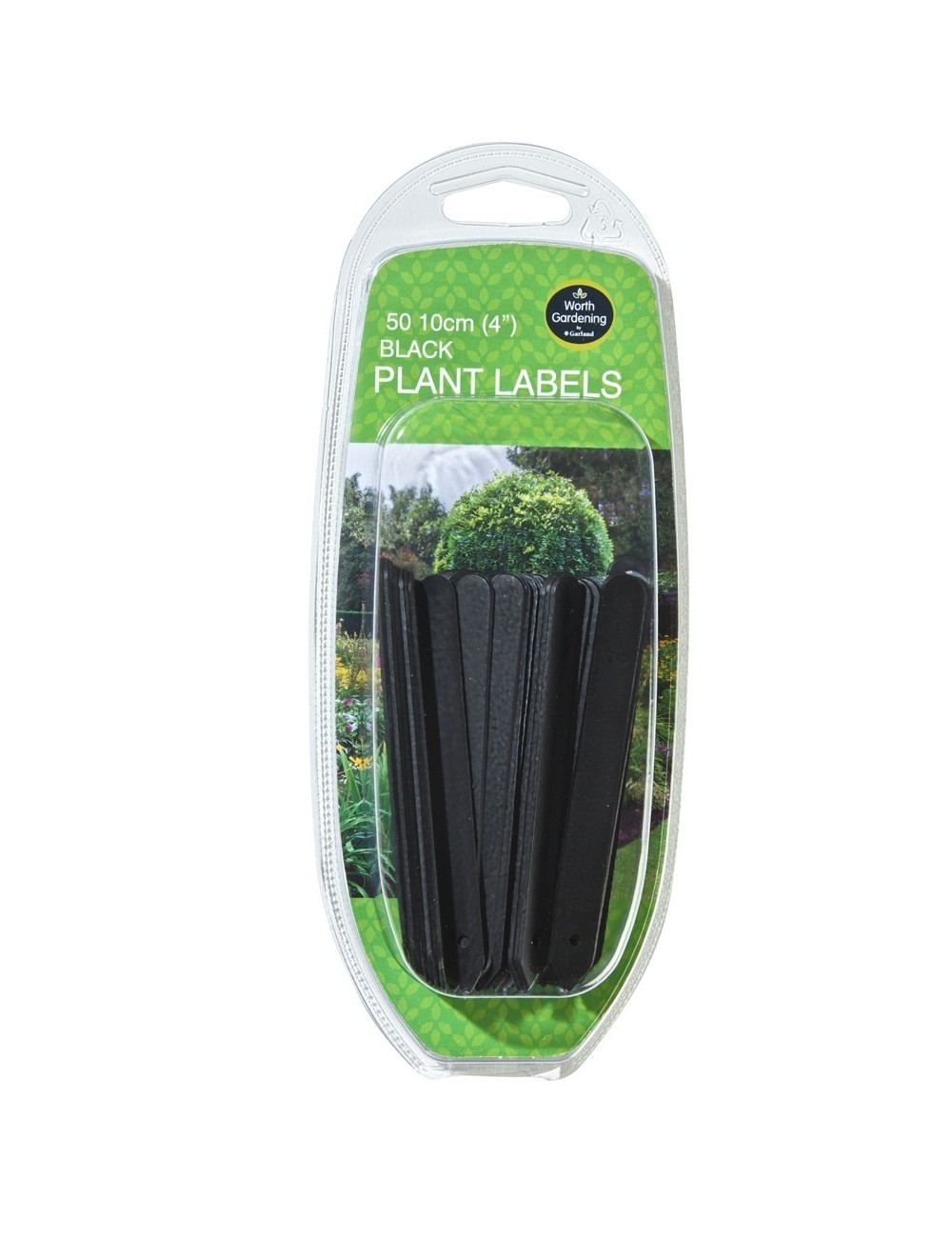 Siyah Bitki Etiketleri 10cm 50'li Set