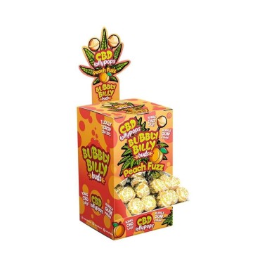 Şeftali Tüylü CBD Lolipop - 100 Adet | BUBBLY BILLY