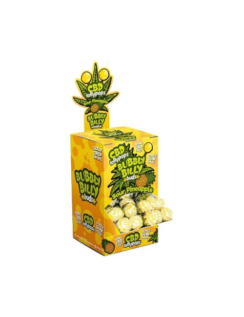 CBD Emme Şekeri Ekşi Ananas - 100 Adet | BUBBLY BILLY