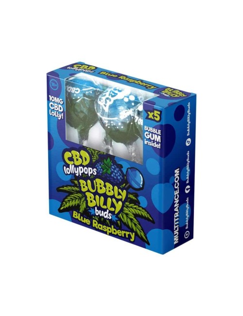 Akide Şekeri CBD Mavi Ahududu - 5 Adet | BUBBLY BILLY