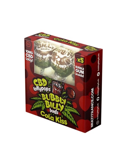 Lolipop CBD Cola Kiss - 5 Adet | BUBBLY BILLY