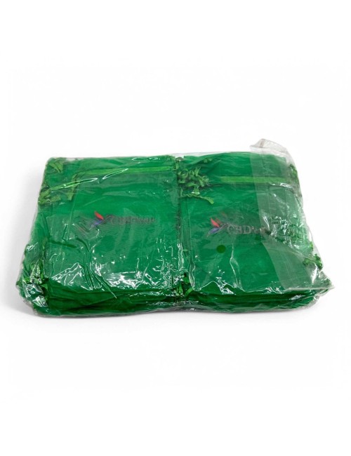 100'lü Set Yeşil Organze Keseleri CBD'eau 13x10cm