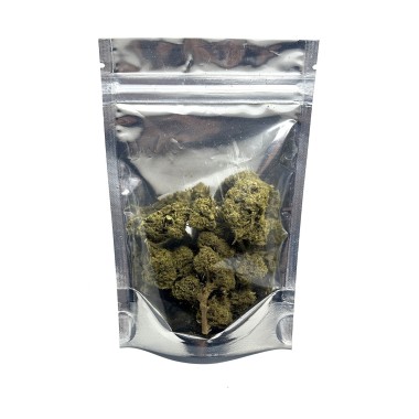 Fermuarlı ve Pencereli Alüminyum Torba 10x15cm - 100 Adet