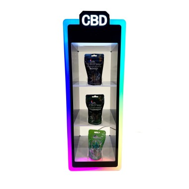 LED-CBD-Vitrine 70x26x25cm