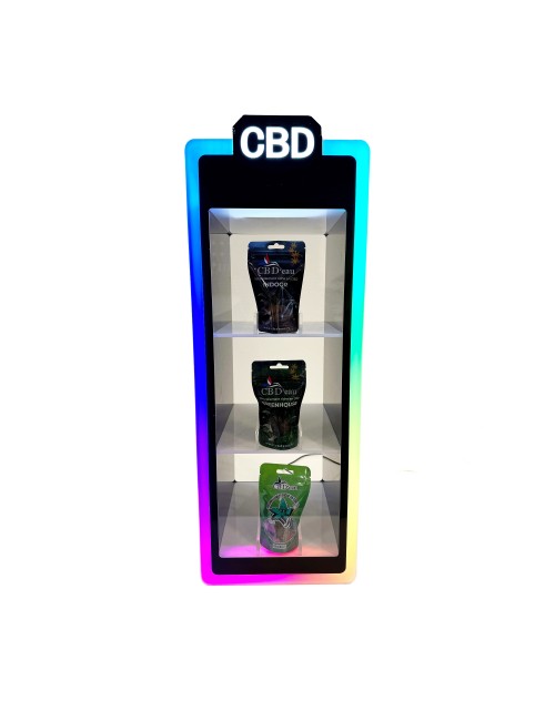 LED-CBD-Vitrine 70x26x25cm