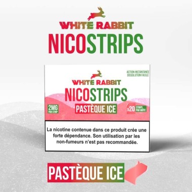 White Rabbit Nicostrips Karpuz Buz 2mg