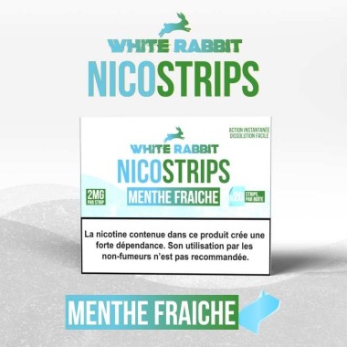 White Rabbit Nicostrips Taze Nane 2mg