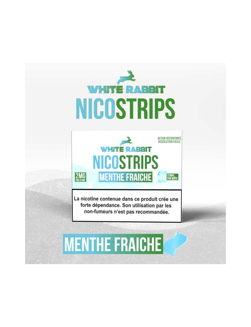 White Rabbit Nicostrips Taze Nane 2mg