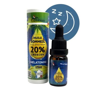 CBD Yağı %20 Full Spectrum, CBN, Melatonin | CBD'EAU
