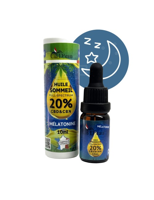 CBD Yağı %20 Full Spectrum, CBN, Melatonin | CBD'EAU