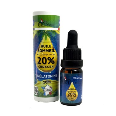 CBD Yağı %20 Full Spectrum, CBN, Melatonin | CBD'EAU