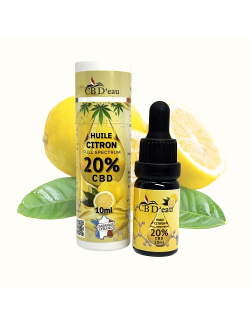 CBD Yağı %20 Full Spectrum Limon | CBD'EAU