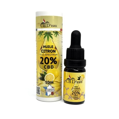 CBD Yağı %20 Full Spectrum Limon | CBD'EAU