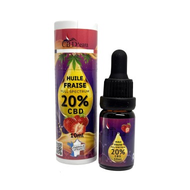 CBD Yağı %20 Full Spectrum Çilek | CBD'EAU