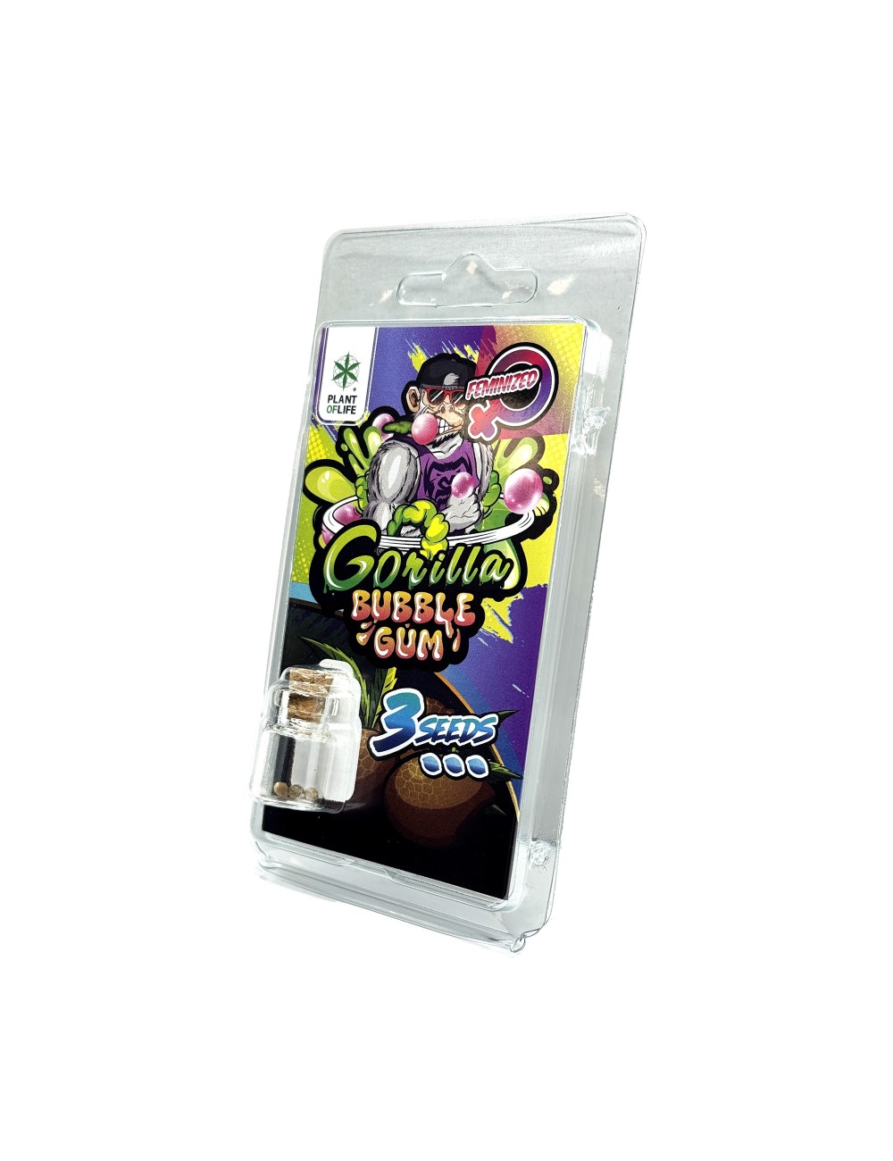 3 Gorilla Bubblegum FEMINISIERTE Samen | Plant of Life