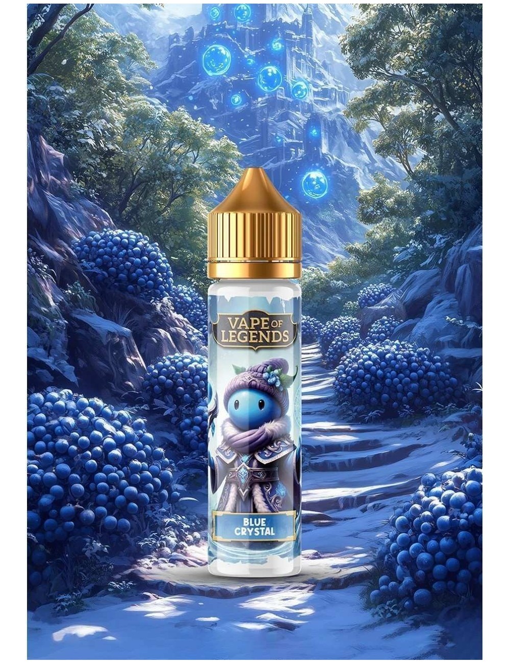 Blue Crystal Smaragd - Premium E-Liquid Vape Of Legends