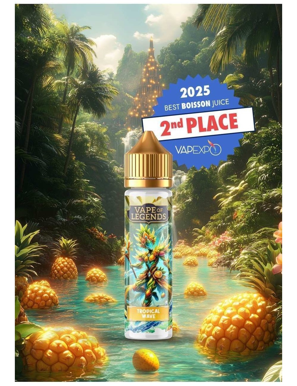 Tropical Wave Paradise - Ödüllü E-Liquid Vape Of Legends