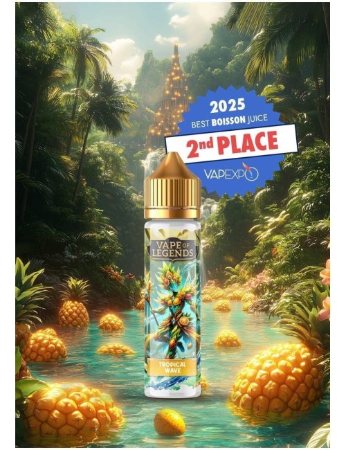 Tropical Wave Paradise - Ödüllü E-Liquid Vape Of Legends