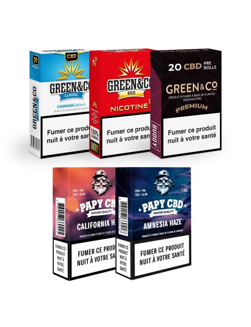 5 Premium CBD Sigarası - Keşif Paketi 1