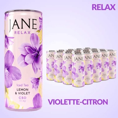 6'lı Paket Organik CBD Çayı Menekşe-Limon | JANE