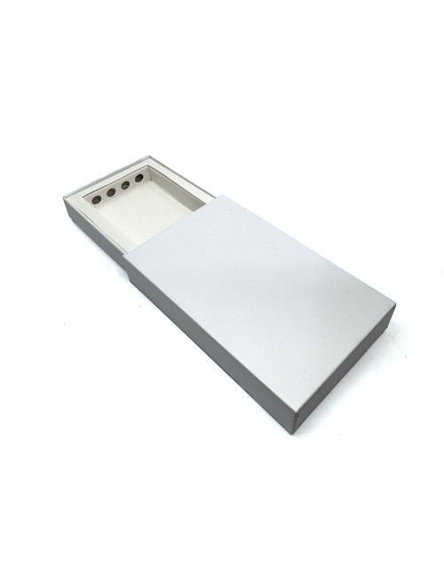 50'li itme açılır kapaklı beyaz karton kutu seti