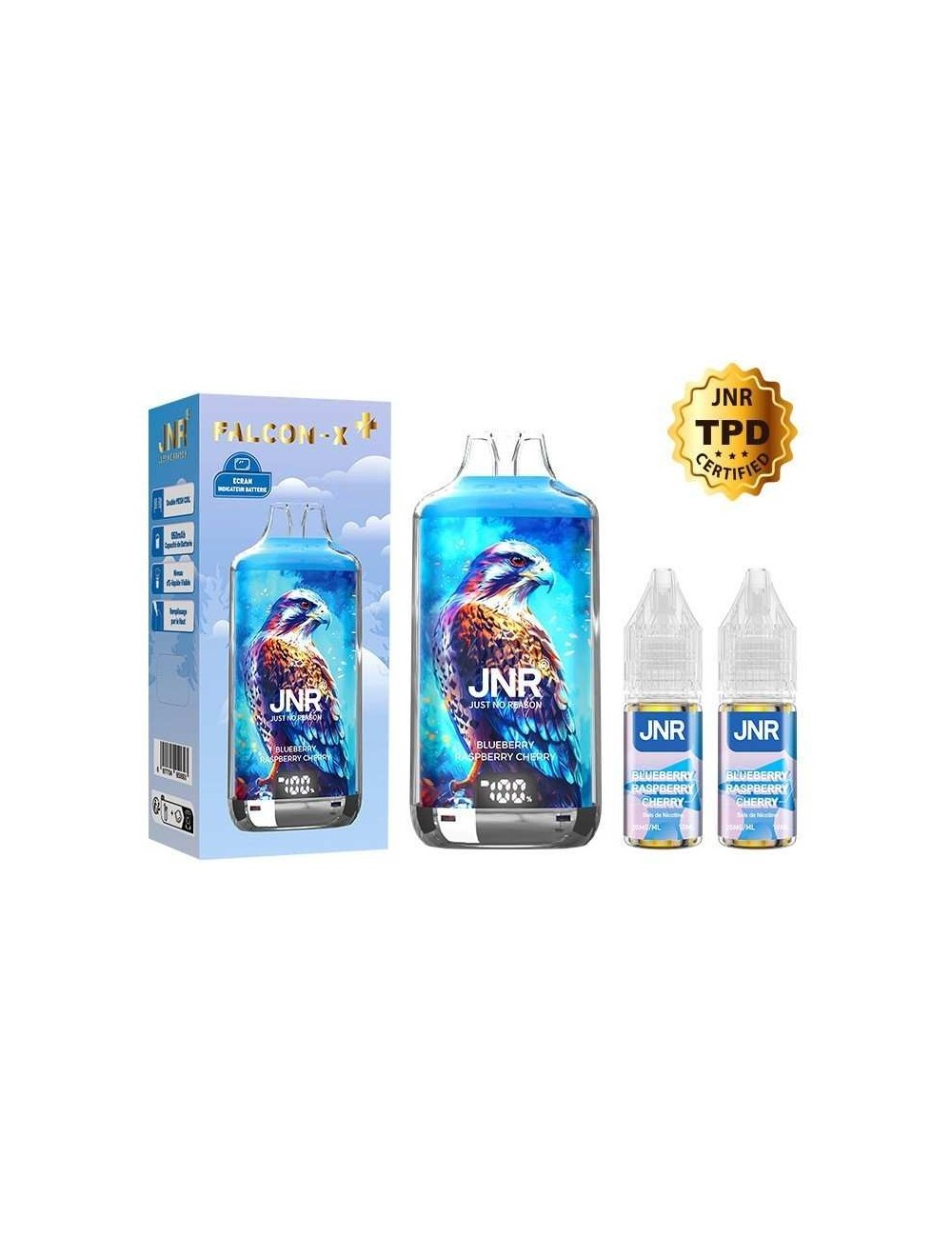 Puff Falcon-X Plus 28K JNR Yaban Mersini Ahududu Kiraz