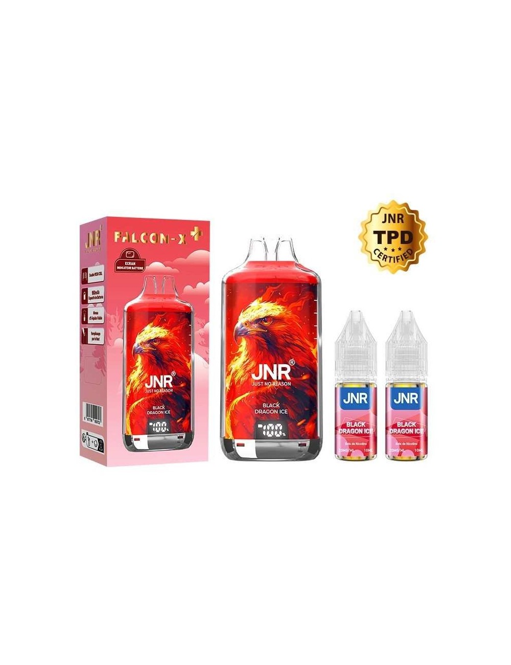 Puff Falcon-X Plus 28K Siyah Ejderha Buz JNR