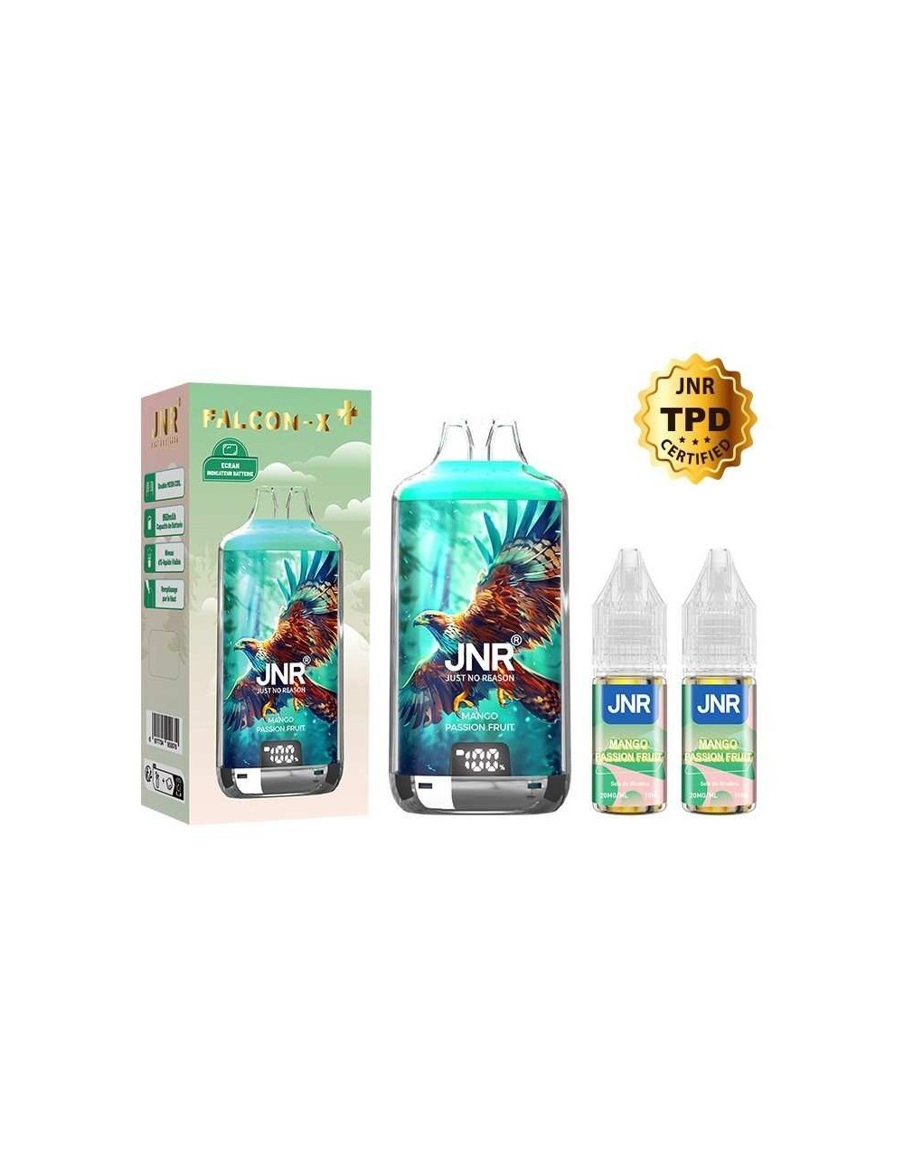 Puff Falcon-X Plus 28K Mango Çarkıfelek Meyvesi JNR