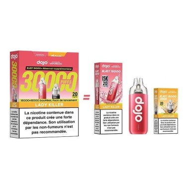 Puff Dojo Blast Bundle 30K Lady Killer - Vaporesso'dan Dojo