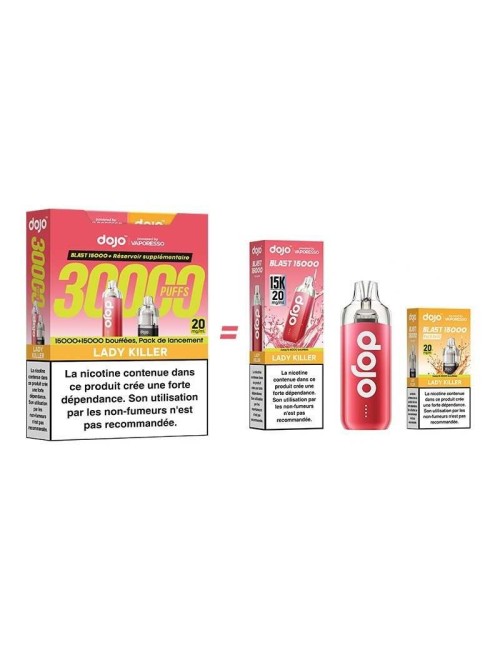 Puff Dojo Blast Bundle 30K Lady Killer - Vaporesso'dan Dojo