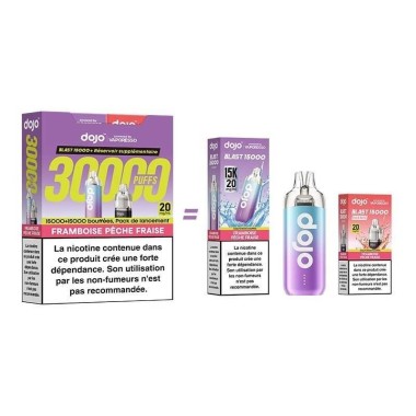 Puff Dojo Blast Bundle 30K Ahudutlu Şeftalili Çilekli - Vaporesso'dan Dojo