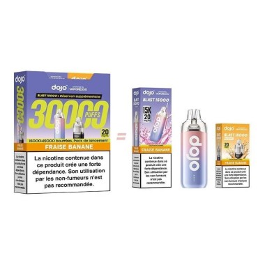 Puff Dojo Blast Bundle 30K Çilek Muz - Vaporesso'dan Dojo