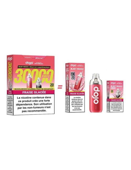 Puff Dojo Blast Bundle 30K Buzlu Çilek - Dojo by Vaporesso