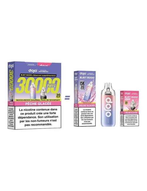 Puff Dojo Blast Bundle 30K Donmuş Şeftali - Vaporesso'dan Dojo