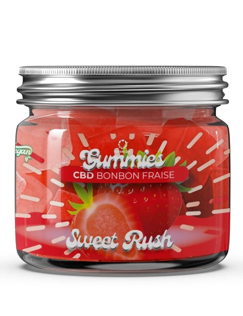 CBD Jelibon Konfor Sweet Rush Çilek 10mg CBD