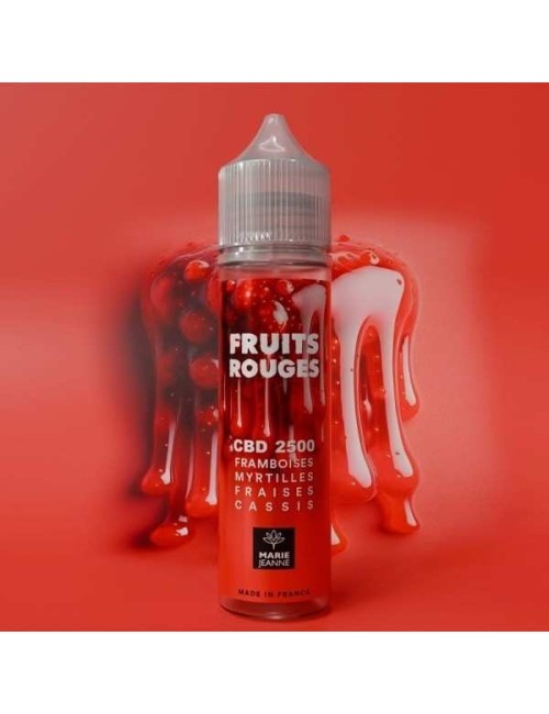 E-Liquid CBD Kırmızı Meyveler 50ml Marie Jeanne - CBD İzolat 1500mg/2500mg