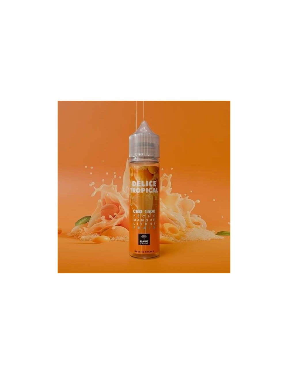 E-Liquid CBD Tropikal Lezzet 50ml Şeftali Mango Liçi - Marie Jeanne