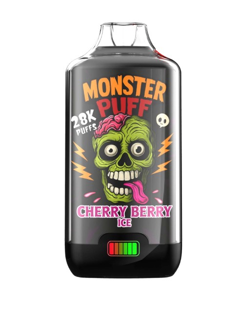 Puff - Monster Puff 28k Kiraz-Böğürtlen Buz