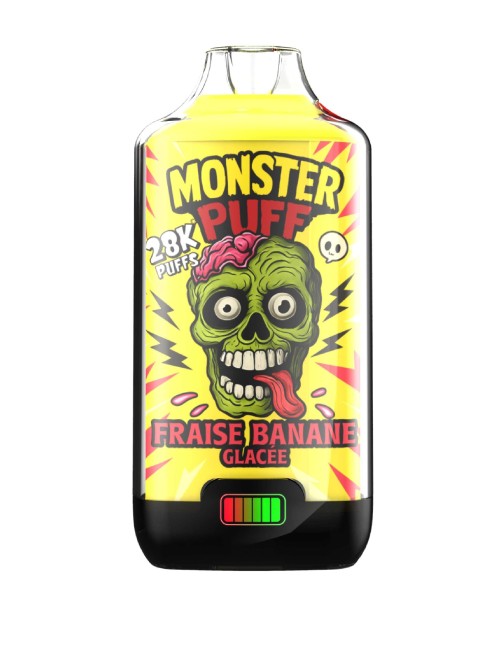 Puff Monster Puff 28k Donmuş Çilek-Muz