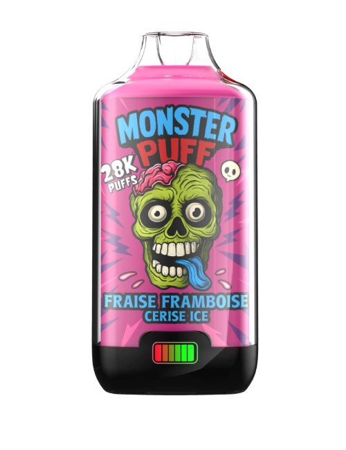 Puff Monster Puff 28k Çilek Ahududu Kiraz Buz