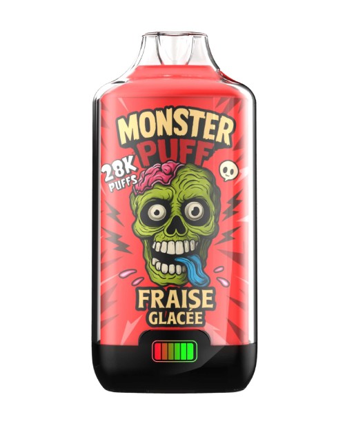 Puff Monster Puff 28k Dondurulmuş Çilek