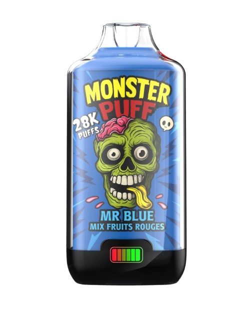 Puff Monster Puff 28k Mr Blue Kırmızı Meyveler Karışımı