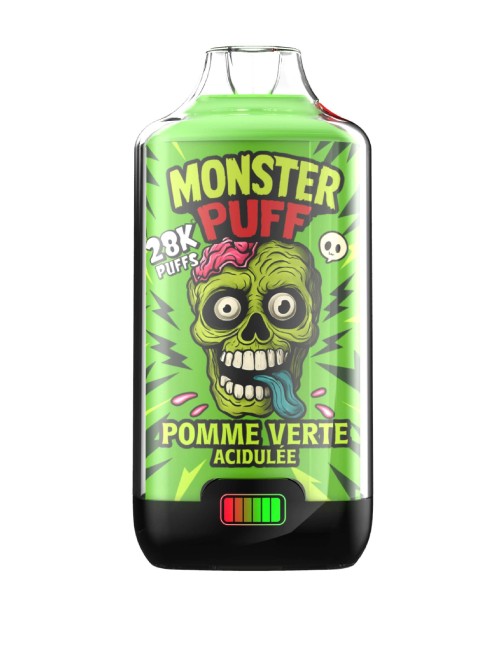 Puff Monster Puff 28k Ekşi Yeşil Elma