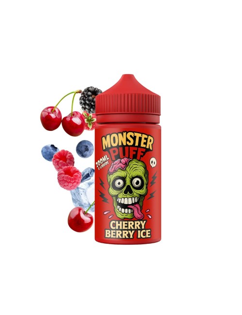 E-Liquid Monster Puff 200ml Kiraz-Böğürtlen-Buz