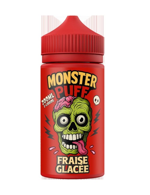E-Liquid Monster Puff 200ml Buzlu Çilek
