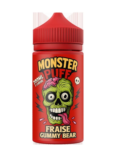 E-Liquid Monster Puff 200ml Çilek Jelibon