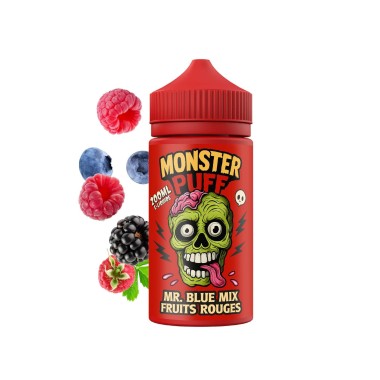 E-Liquid Monster Puff 200ml Mr Blue Kırmızı Meyve Karışımı