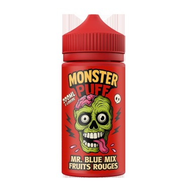 E-Liquid Monster Puff 200ml Mr Blue Kırmızı Meyve Karışımı