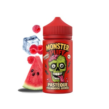 E-Liquid Monster Puff 200ml Dondurulmuş Karpuz-Ahududu